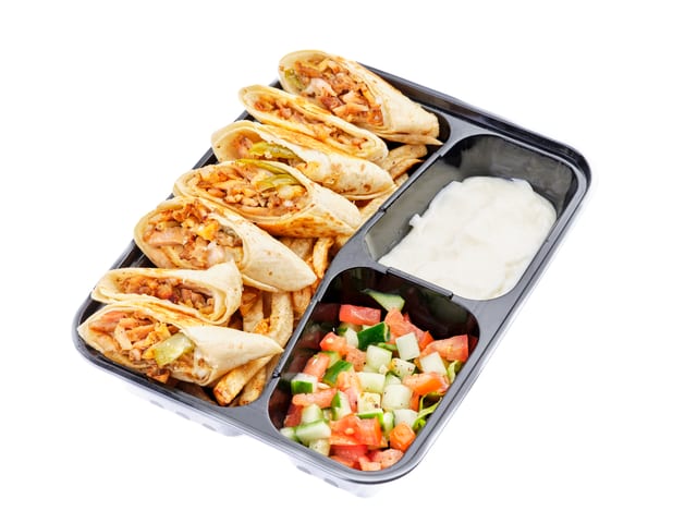 Chicken Shawarma Meal Platter.
