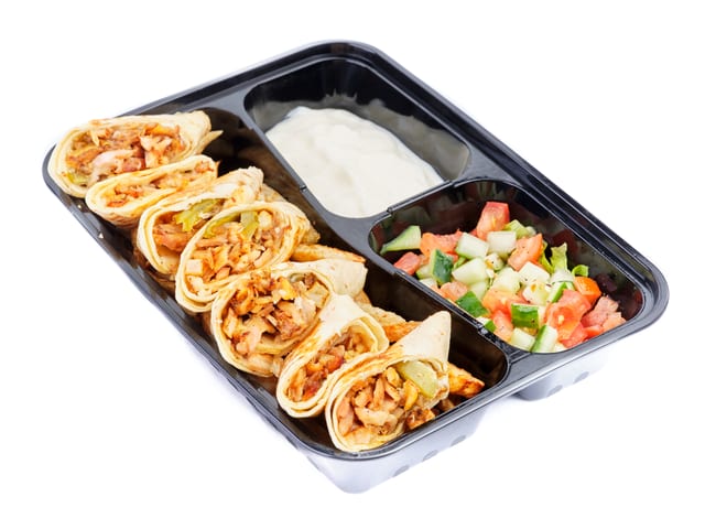 Chicken Shawarma Wrap.