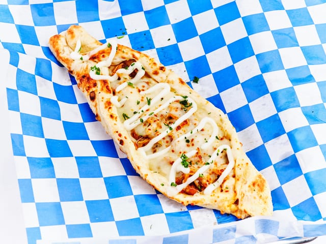 Buffalo Chicken Fatayer.